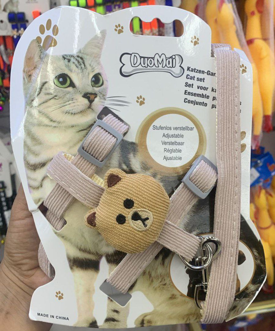 Arnés y correa para Gato