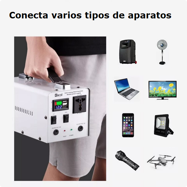 KIT GENERADOR SOLAR INVERSOR 12000mha