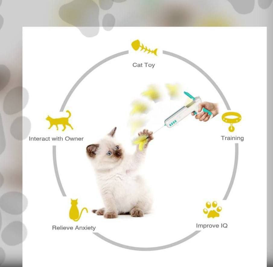 Juguete interactivo divertido para gato