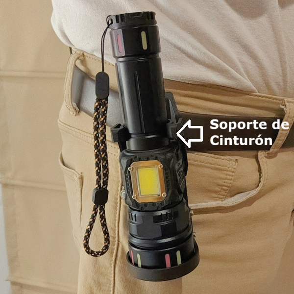 LINTERNA EXTRA FUERTE TACTICA RECARGABLE